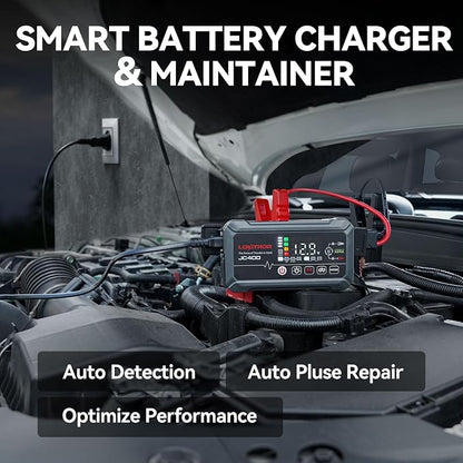 JC400 9-in-1 Battery Charger and Jump Starter, 2500A 12V Portable Jump Box - Image 3