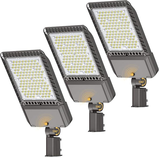 LED Parking Lot Lights 340W Commercial Oudoor Lighting Dusk to Dawn Photocell by Franjulia