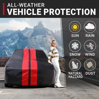 iCarCover Custom Car Cover for Pontiac Super Chief Waterproof All-Weather Rain - Image 2