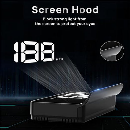Heads up Display for Cars, Car HUD, Head up Display for Car, Digital GPS HUD - Image 2