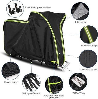 Waterproof Motorcycle Cover for Honda Grom MSX125/Navi/Monkey/2022 Benelli - Image 5