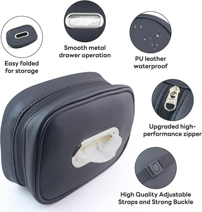 Car Tissue Holder, Tissue Box Cover Keep Car Tidy, Premium PU Leather Backseat - Image 2