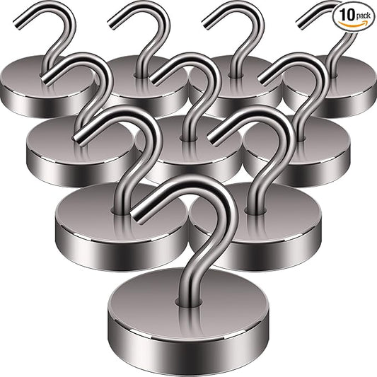 Neosmuk Magnetic Hooks, Cruise Ship Essentials, 80lb+ Heavy Duty Magnetic Hooks by Neosmuk