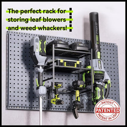 KAFAHOM Leaf Blower and Weedeater Hanger, Lawn Power Tool Organizer Wall Mount - Image 6