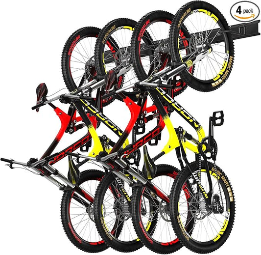 Bike Rack Wall Mount, Bike Hooks by Wallavant