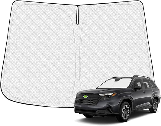 Windshield Sun Shade for 2025 2026 Subaru Forester Accessories Thicken 6-Layer by Canvcle