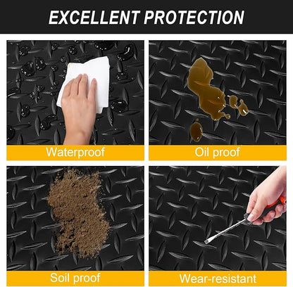 7.5x25 FT Garage Floor Mat, 2.8mm Thickened Flooring Roll - Image 6