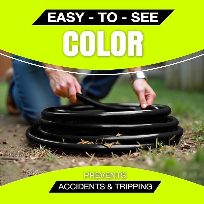 200ft Outdoor/Indoor Extension Cord 14/3 Gauge Heavy Duty 3 Prong SJTW - Image 5