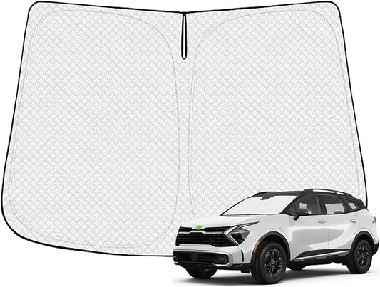 Windshield Sun Shade for 2023-2025 2026 Kia Sportage NQ5 Accessories Thicken by Canvcle