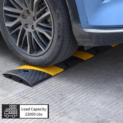 1 Pack 72 Inch Heavy Duty Rubber Speed Bump Ramp – Cable Protector, Driveway - Image 4