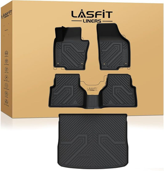 LASFIT Floor Mats & Cargo Mats for Volkswagen Tiguan 2017 2016 2015 2014 2013 by LASFIT