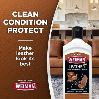 Weiman 3 in 1 Deep Leather Conditioner Cream - Image 3