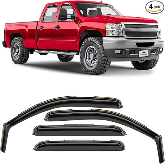 Voron Glass in-Channel Extra Durable Rain Guards by VoronGlass-highqualityautoaccessories