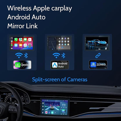 Single din Car Stereo, Rotatable Carplay Screen - Image 3