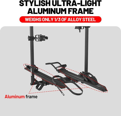 Young E-Bike Rack Hitch Mount Platform Style - Image 4