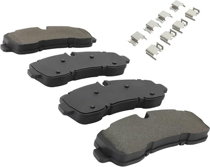 Premium Semi-Metallic Rear Brake Pads Compatible - Image 2