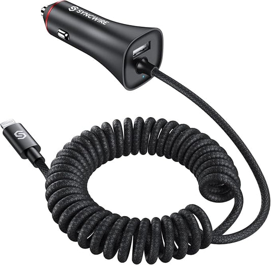 Syncwire iPhone Car Charger 32W Super Fast Car Phone Charger Cigarette Lighter by SYNCWIRE