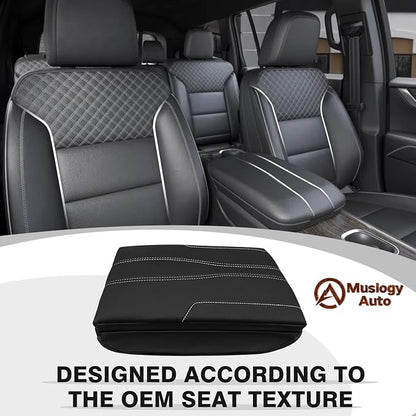 Muslogy Center Console Cover 1-Inch Extra Thick Armrest Pad Compatible - Image 4