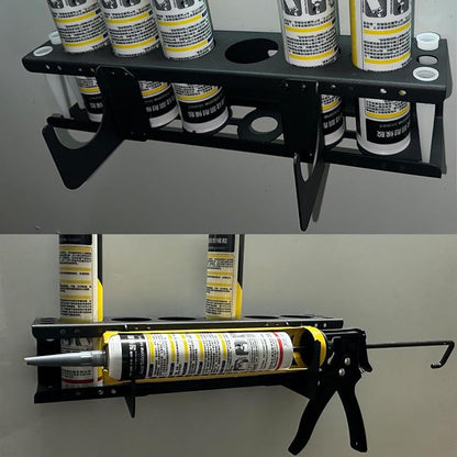 Caulking Tube and Caulking Gun Holder, Caulking Gun Storage Rack, Handy Rack - Image 4