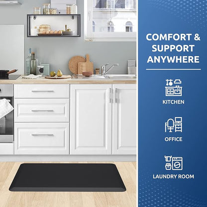 KitchenClouds Kitchen Mat Cushioned Anti Fatigue Rug 17.3"x28" Waterproof - Image 7