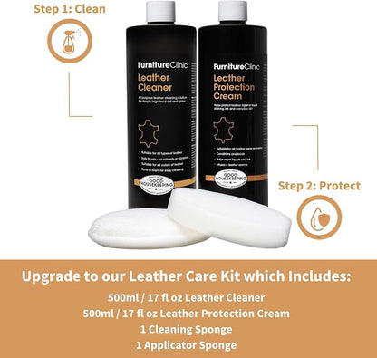 Furniture Clinic Leather Protection Cream | 2-in-1 Leather Conditioner & - Image 6