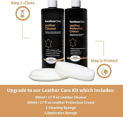 Furniture Clinic Leather Protection Cream | 2-in-1 Leather Conditioner & - Image 6