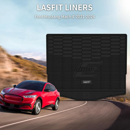 LASFIT Trunk Mat for Ford Mustang Mach-E 2021-2025 TPE All Weather Custom Fit - Image 6