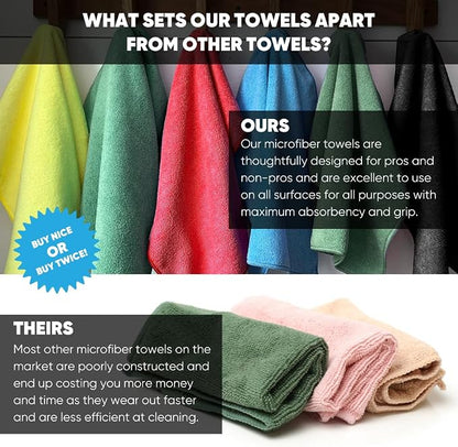16" x 16" All Purpose Microfiber Towels - Image 2