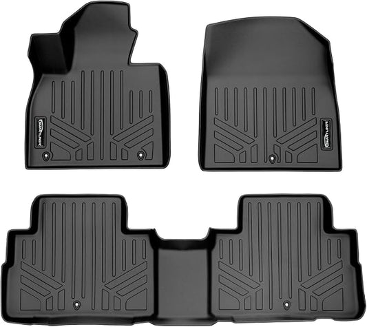 SMARTLINER All Weather Custom Fit Floor Mats 2 Row Liner Set Compatible by SMARTLINER-USA