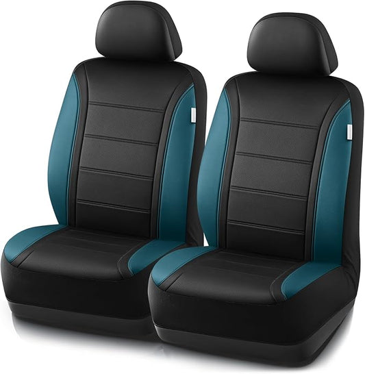 Road Comforts Leather Seat Covers, Breathable Car Seat Covers Front Seat by RoadComforts