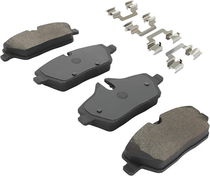 Premium Semi-Metallic Front Brake Pads Compatible - Image 2