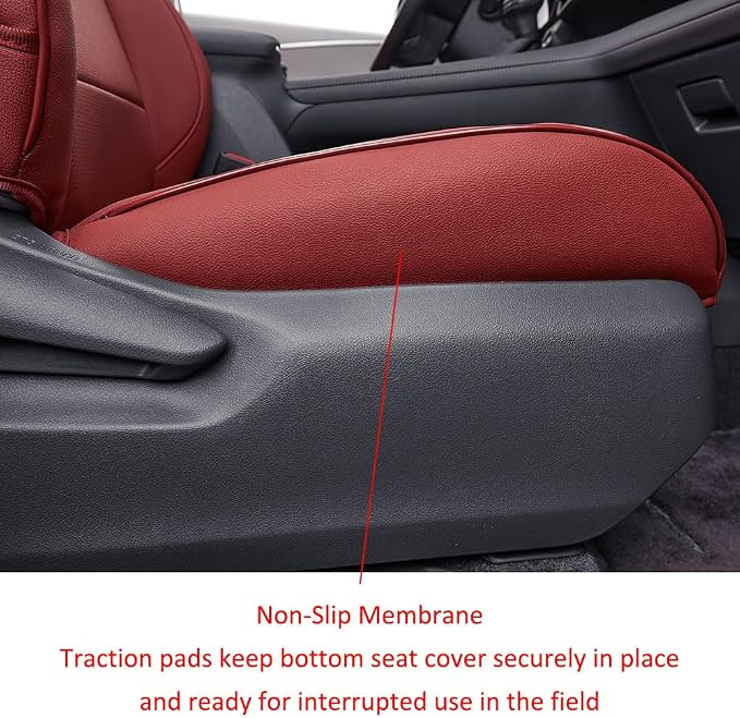 EKR Sienna Seat Covers for 2021 2022 2023 2024 2025 Toyota Sienna LE, 8 Seats - Image 3