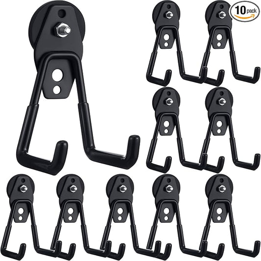 Landhoow Large Magnetic Hooks Heavy Duty Garage Magnet Hooks Strong Storage by Landhoow