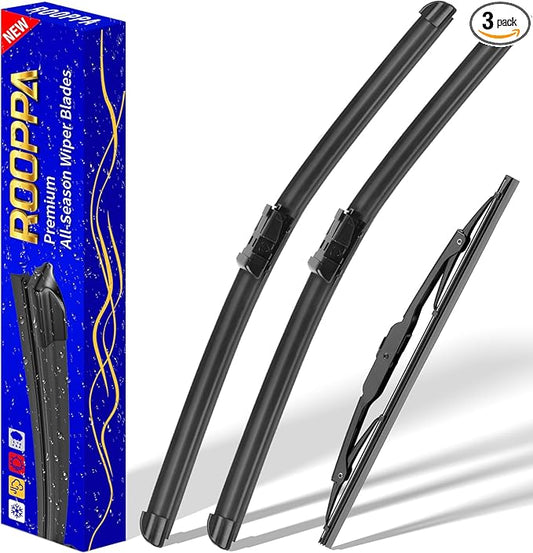 3 wipers Replacement for 2013-2021 2022 2023 Chevrolet Chevy trax/2013-2021 by ROOPPA