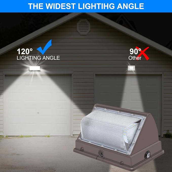 120Watt LED Wall Pack Light, Dusk to Dawn Wall Packs, Super-Bright 15840 Lumen - Image 7
