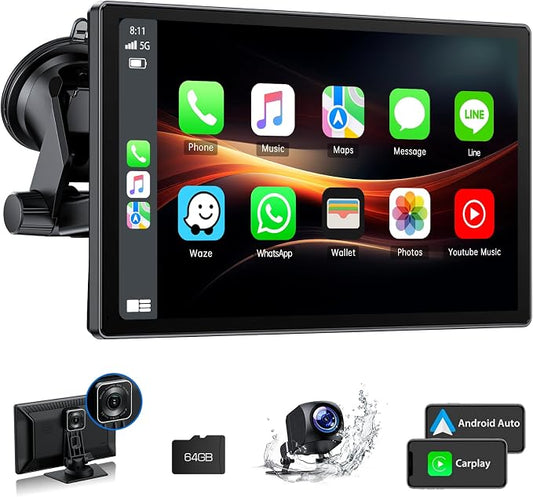 Portable Wireless Carplay Screen by HOTPEAK