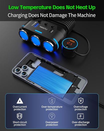YANTU Cigarette Lighter Adapter/Splitter - Image 6
