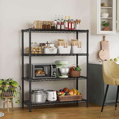 SINGAYE 4 Garage Heavy Duty Shelving Unit Kitchen Pantry Close Home Organizers - Image 7