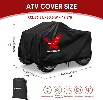 Neverland ATV Cover, Waterproof Heavy Duty 4 Wheeler Cover - Image 6