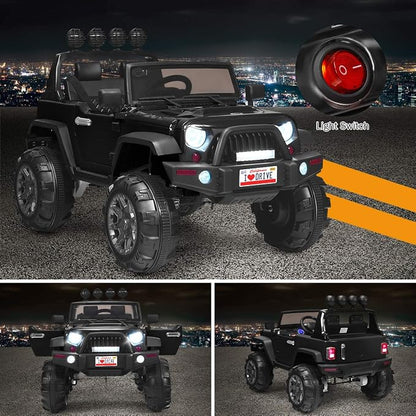 Costzon Ride on Car, 12V Battery Powered Electric Vehicle w/Parent Remote - Image 5