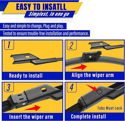 3 wipers Replacement for 2015-2021 VW Volkswagen Golf/2015-2020 VW - Image 8