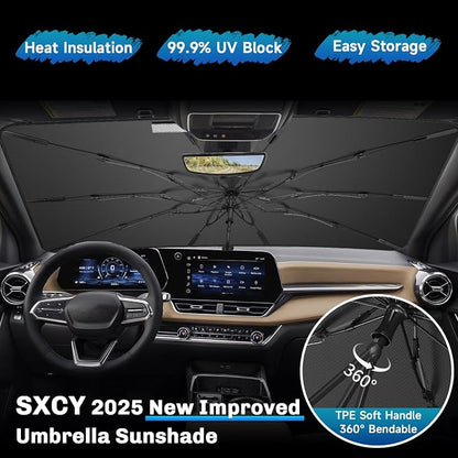 SXCY for 2025 Chevrolet Equinox EV Windshield Umbrella Sunshade for 2025 Chevy - Image 3