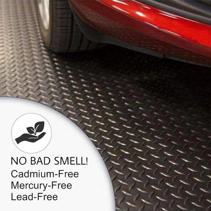 SEAL 4 x 6 Ft Premium Garage Floor Mat, Solid 2.8mm Thickened Black Commercial - Image 5