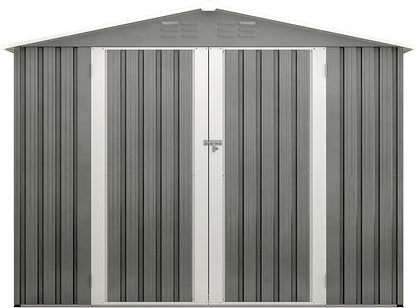 Outdoor Storage Shed, 8X6 FT Metal Garden Shed by Gaderth