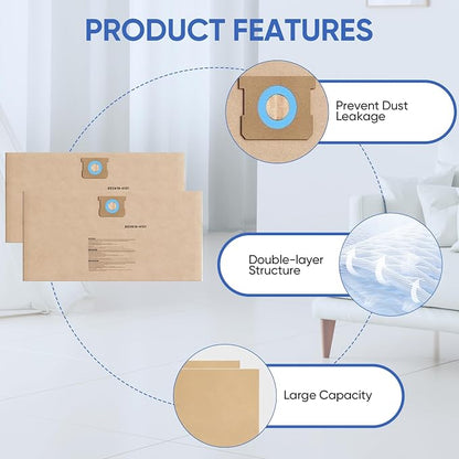 12 Pack DXVA19-4101 Dust Bag Compatible - Image 5