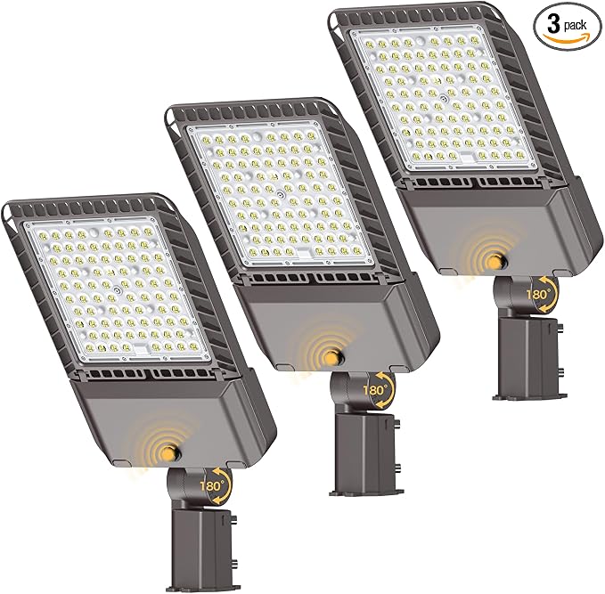 LED Parking lot Lights 240W Commercial Area Oudoor Lighting 43200LM Dusk to by Franjulia