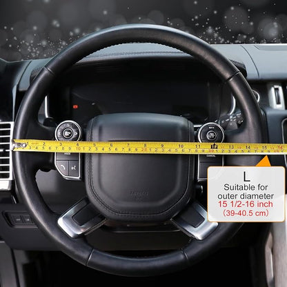 COFIT Breathable Car Steering Wheel Cover 16 inch Auto Universal Leather Wrap - Image 4