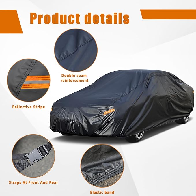 Kayme 7 Layers Car Cover Custom Fit - Image 5
