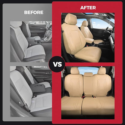 FREESOO Seat Covers for Honda CRV, Custom Fit Car Seat Covers for CRV LX EX - Image 7