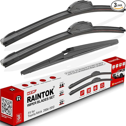 Windshield Wiper Blade Set Replacement by RAINTOK